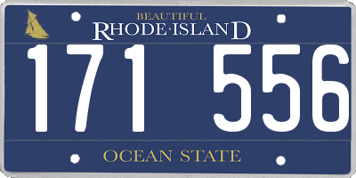 RI license plate 171556