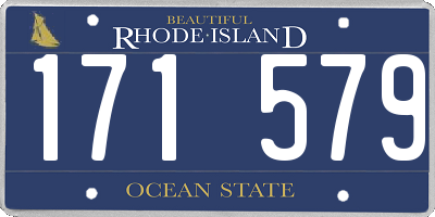 RI license plate 171579