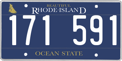 RI license plate 171591