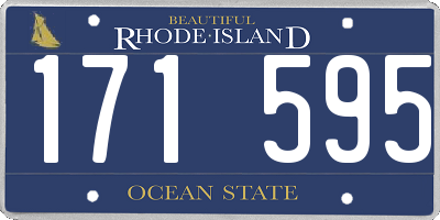 RI license plate 171595