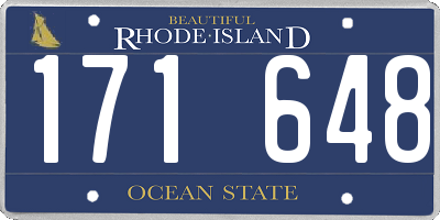 RI license plate 171648
