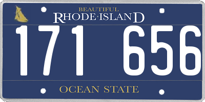 RI license plate 171656
