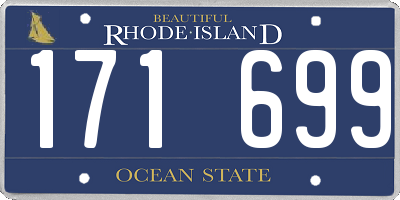 RI license plate 171699