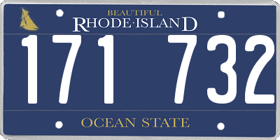 RI license plate 171732