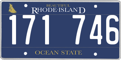 RI license plate 171746