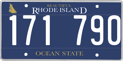 RI license plate 171790