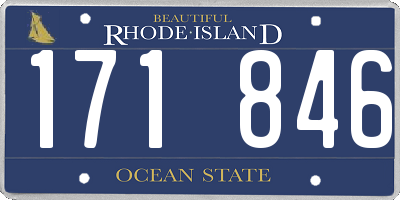 RI license plate 171846