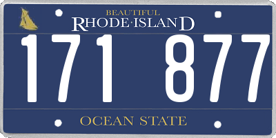 RI license plate 171877