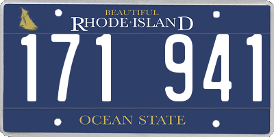 RI license plate 171941