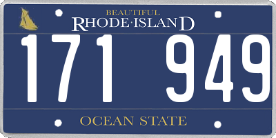 RI license plate 171949