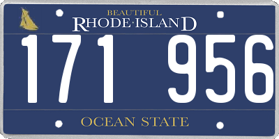 RI license plate 171956