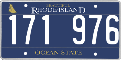 RI license plate 171976