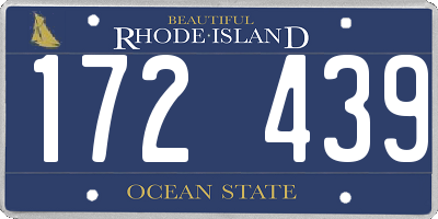 RI license plate 172439