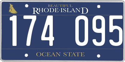 RI license plate 174095