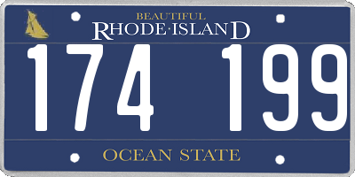 RI license plate 174199