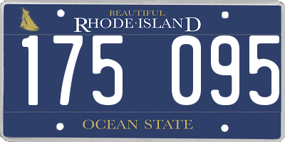 RI license plate 175095