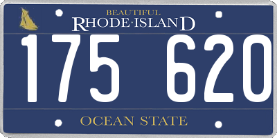 RI license plate 175620