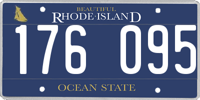 RI license plate 176095