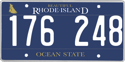 RI license plate 176248