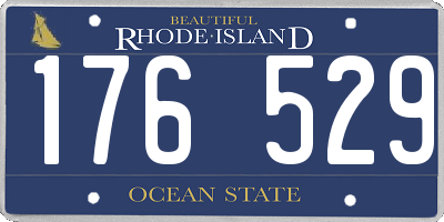 RI license plate 176529