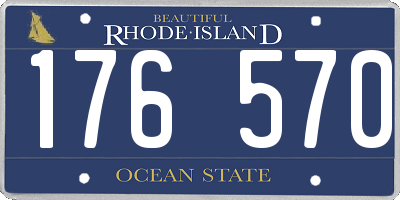 RI license plate 176570