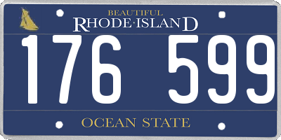 RI license plate 176599