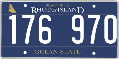 RI license plate 176970