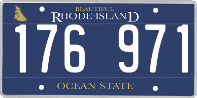 RI license plate 176971