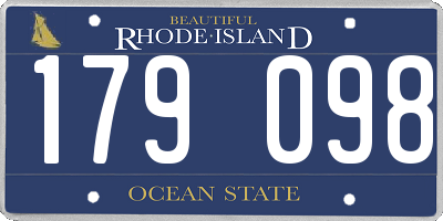 RI license plate 179098