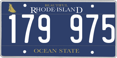 RI license plate 179975