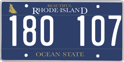 RI license plate 180107