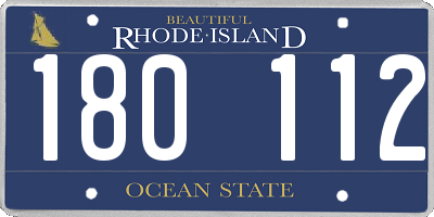 RI license plate 180112