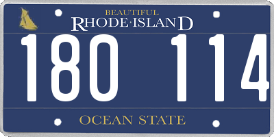 RI license plate 180114