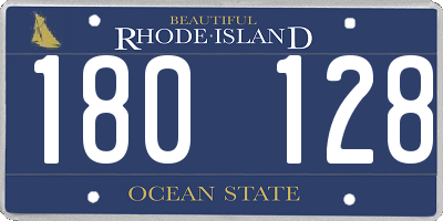 RI license plate 180128