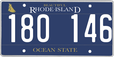 RI license plate 180146