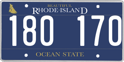 RI license plate 180170