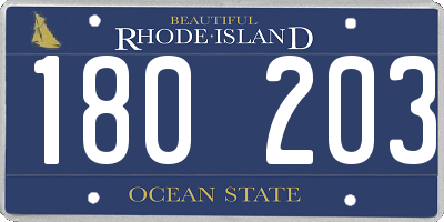 RI license plate 180203