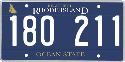 RI license plate 180211