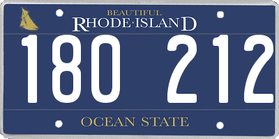 RI license plate 180212