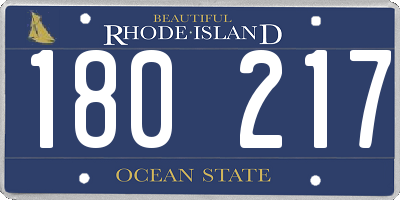 RI license plate 180217