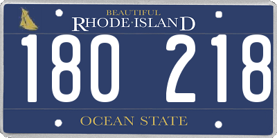 RI license plate 180218