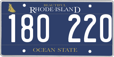 RI license plate 180220