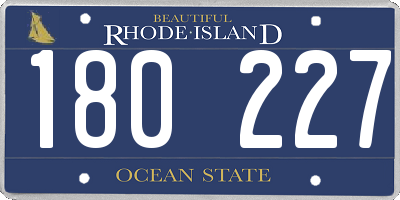 RI license plate 180227
