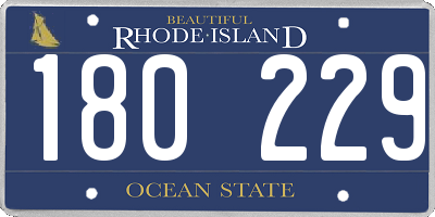 RI license plate 180229