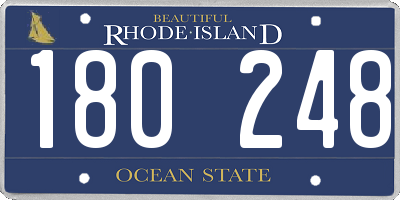 RI license plate 180248