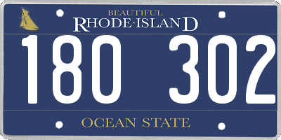 RI license plate 180302