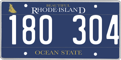 RI license plate 180304