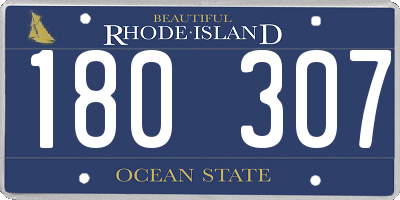 RI license plate 180307