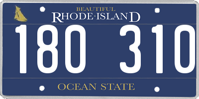 RI license plate 180310