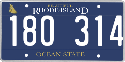 RI license plate 180314